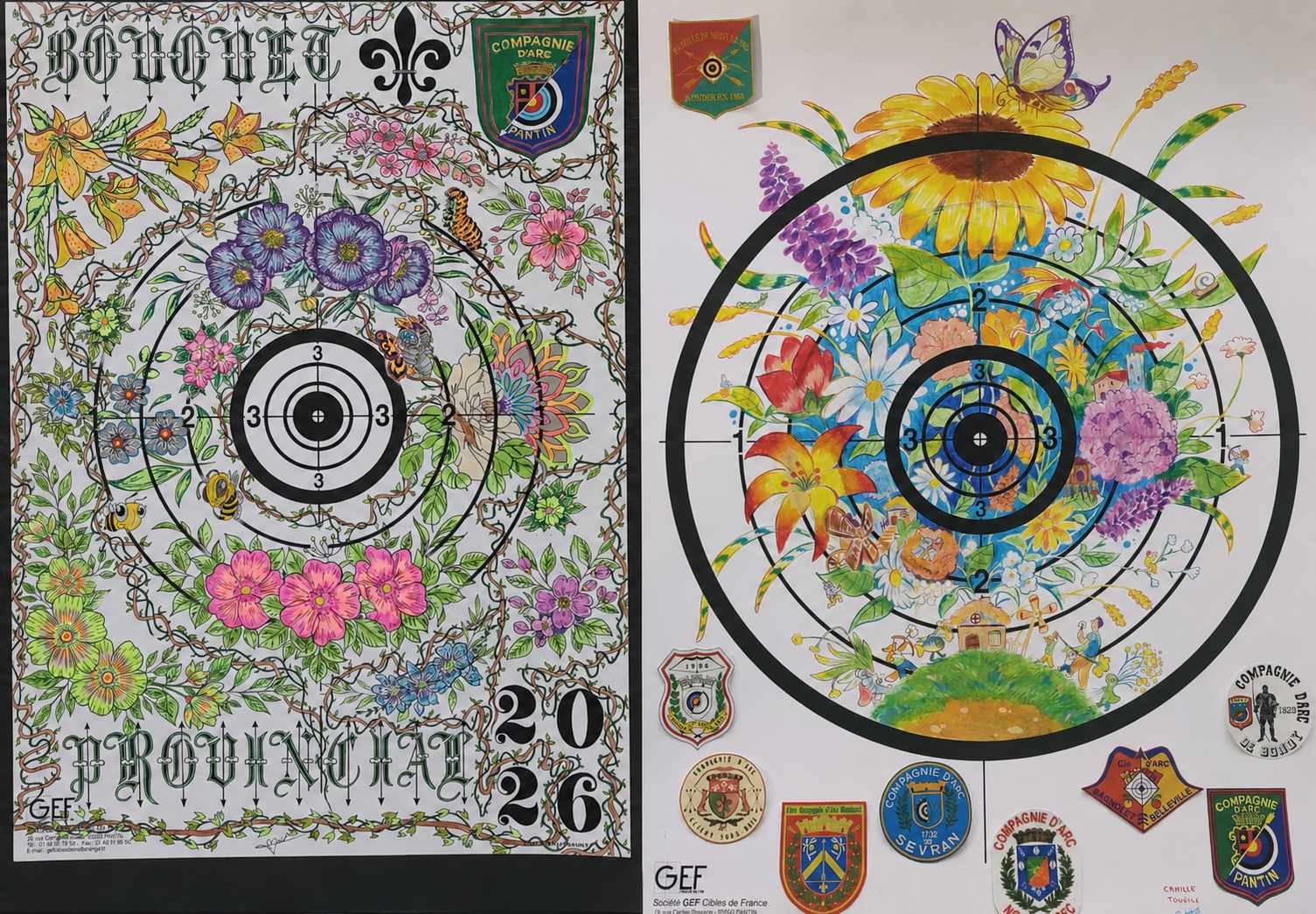 Deux véritables œuvres d’art pour le Bouquet Provincial