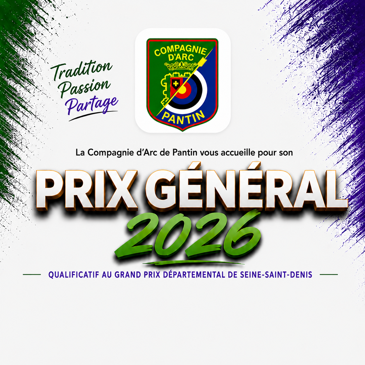 🏹 PRIX GÉNÉRAL 2026 – COMPAGNIE D'ARC DE PANTIN 🏹